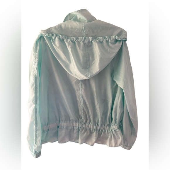 Free People Parachute Festival Windbreaker Rip stop Packable Jacket Light Blue - Picture 3 of 7